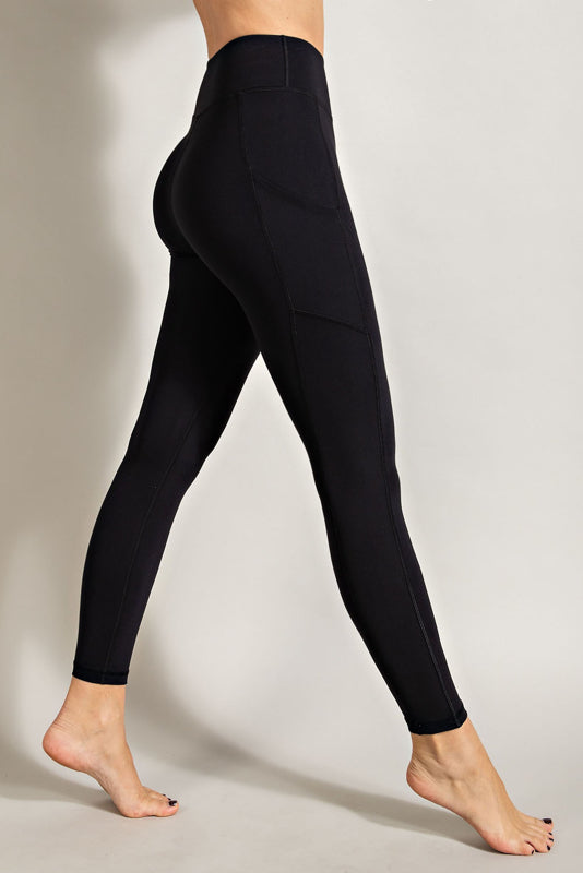 High Rise Leggings with Side Pockets