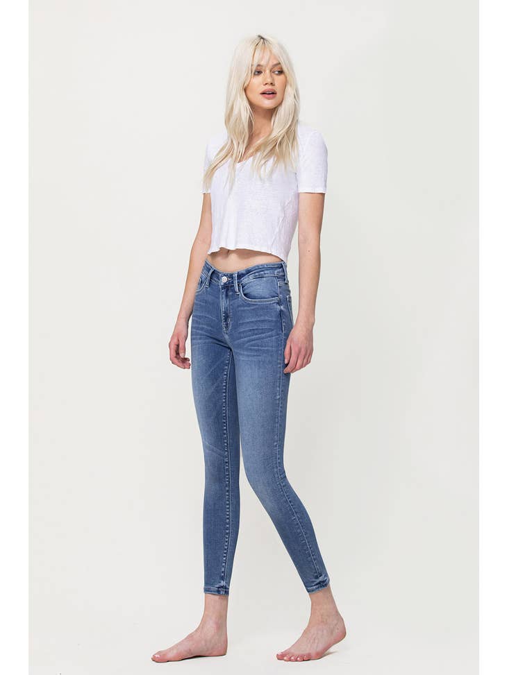 Flying Monkey Mid Rise Crop Jean