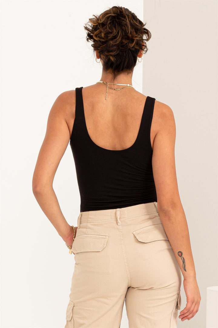 Scoop Neck Tank Bodysuit