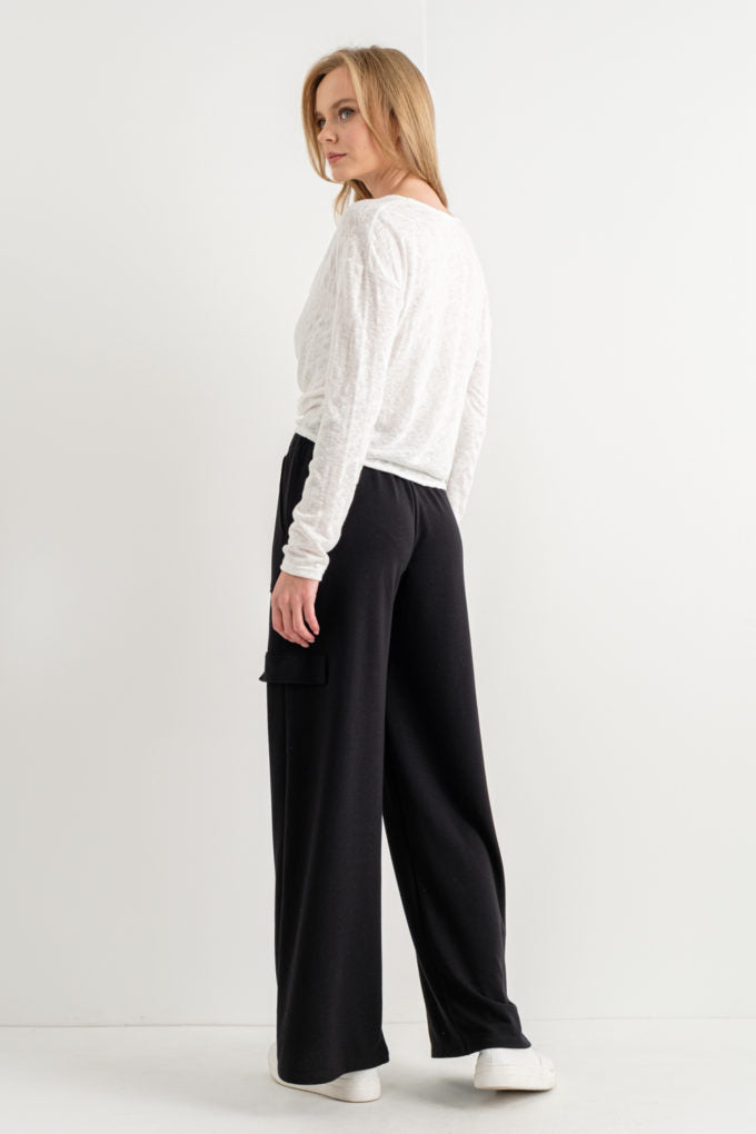 Front Twist Long Sleeve Top