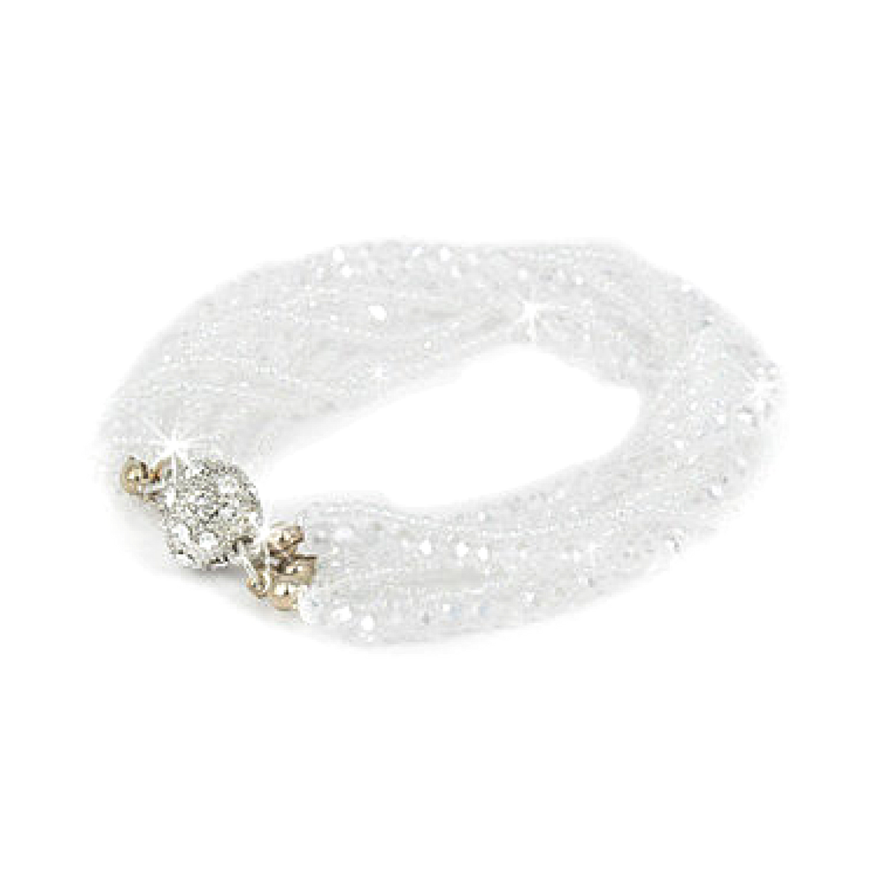 Crystal Magnet Bracelet-Clear