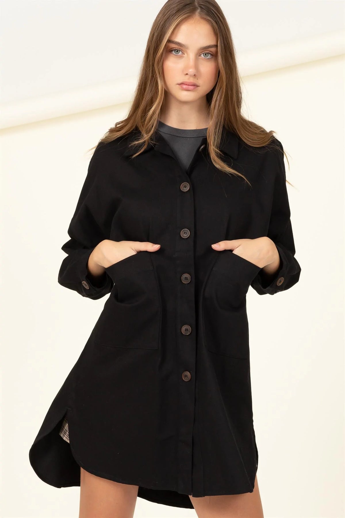 Oversized Shirt Jacket