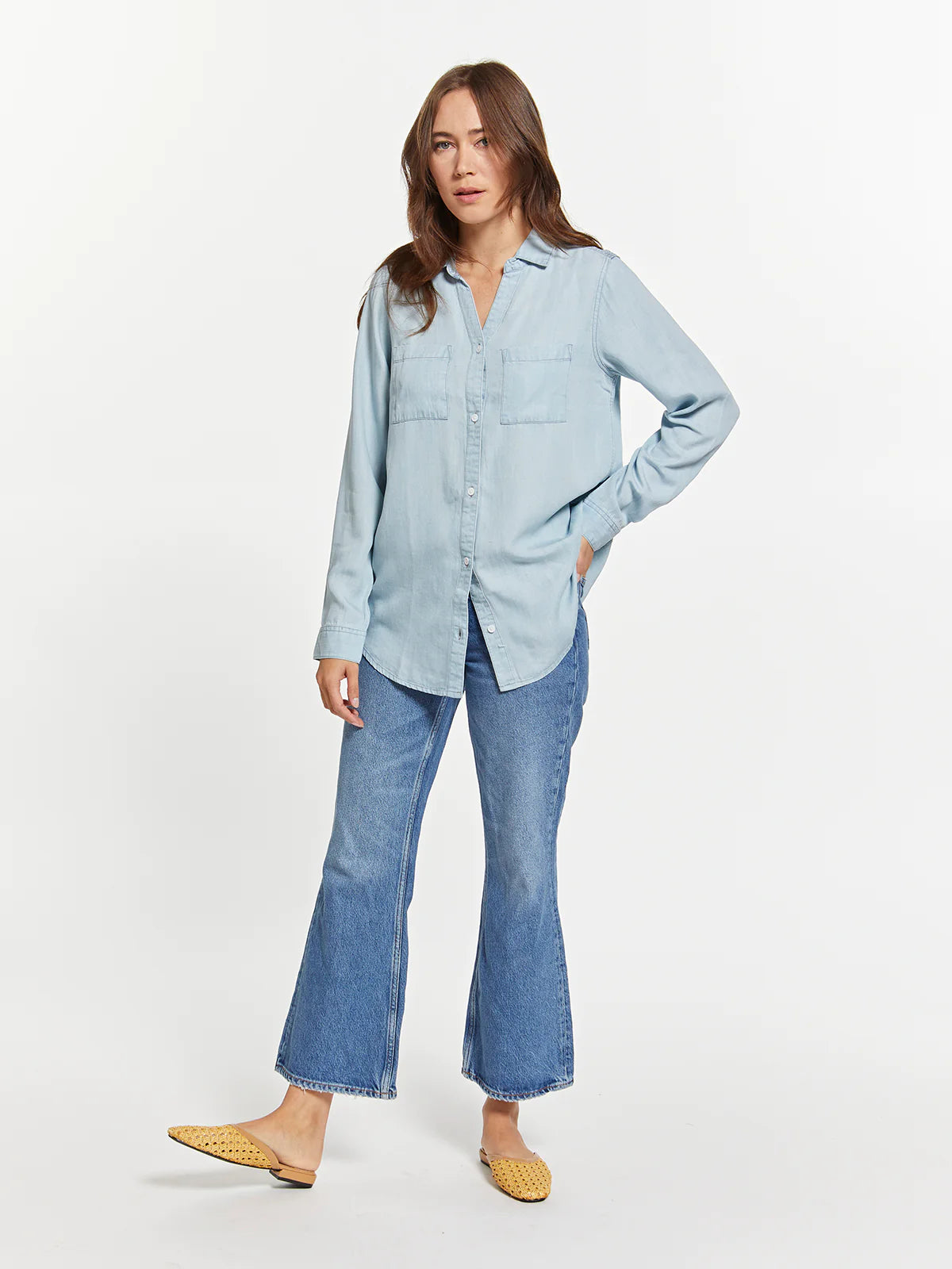 Ginger Western Wash Top