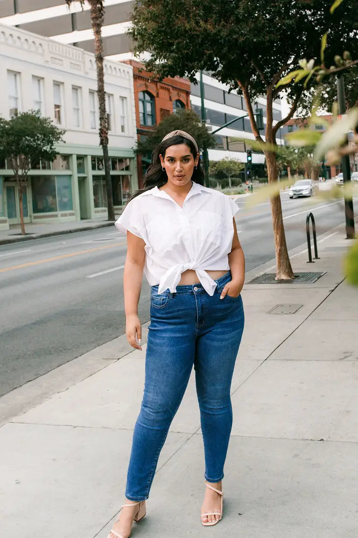 Vervet Haylie High Rise Skinny - Curvy