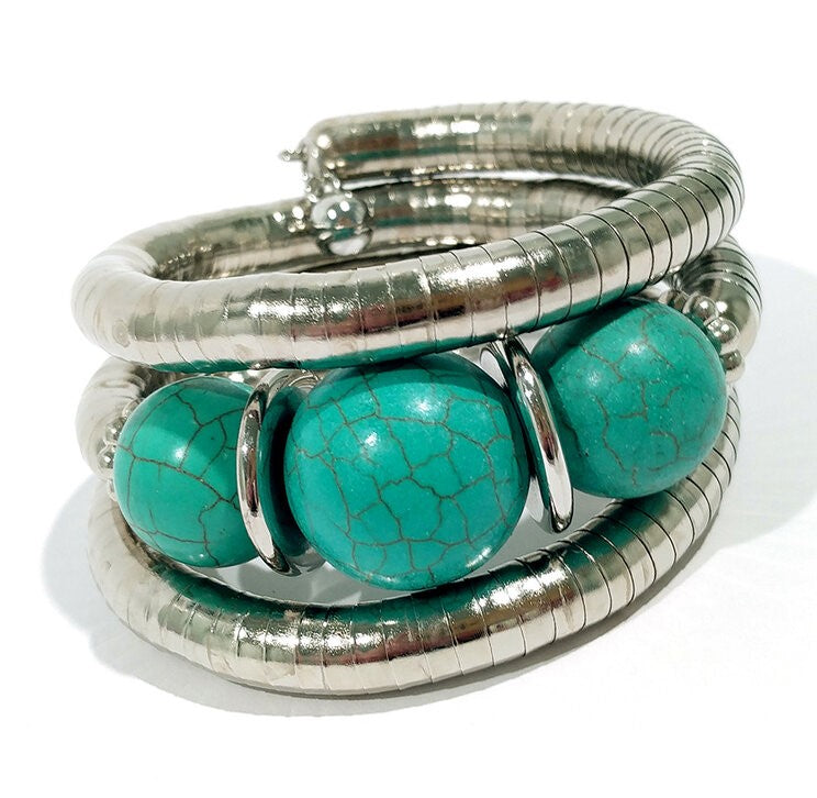 Snake Bangle Bracelet-Turqouise