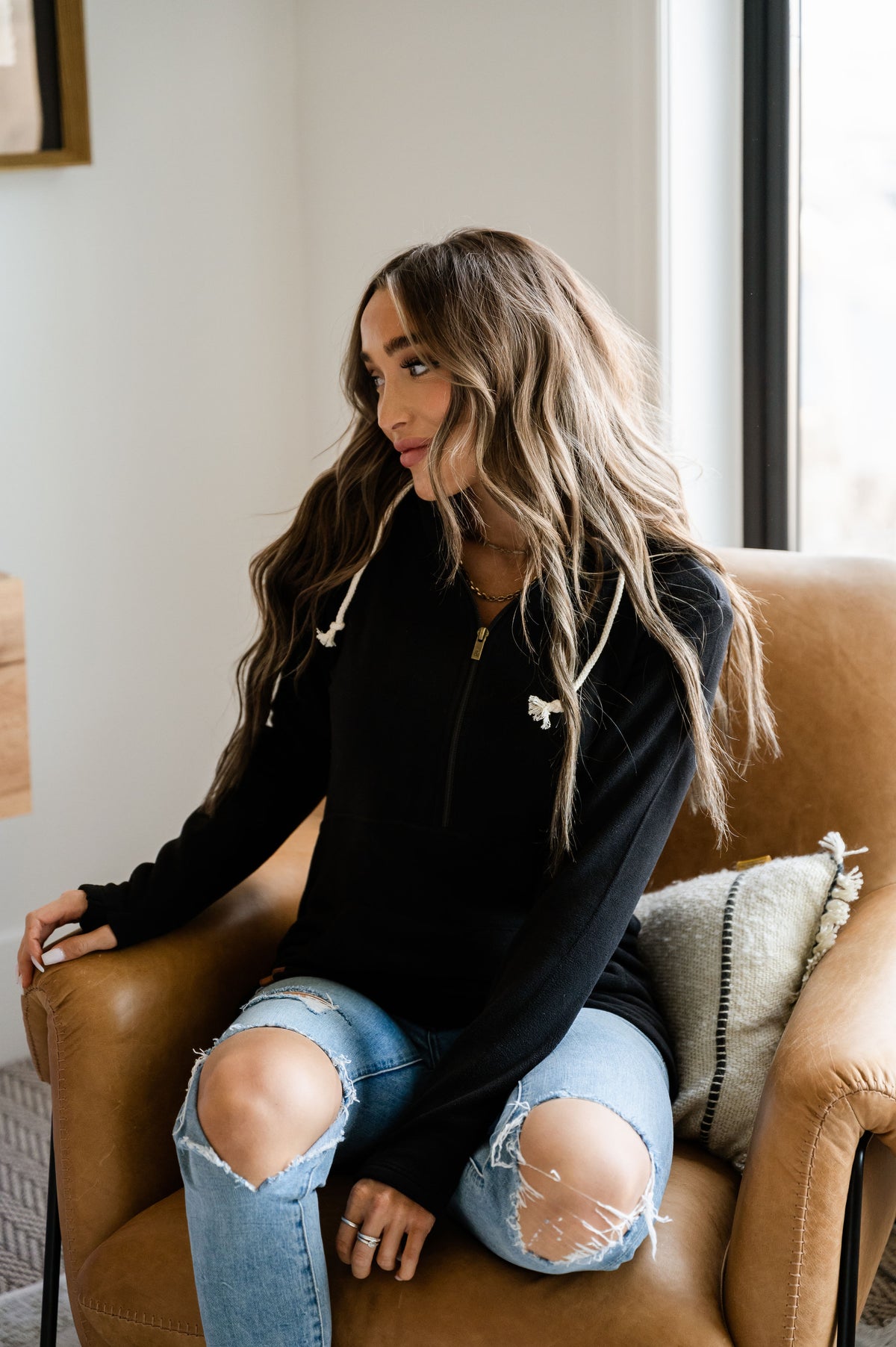 Ampersand Cozy Cutie 1/2 Zip - Curvy