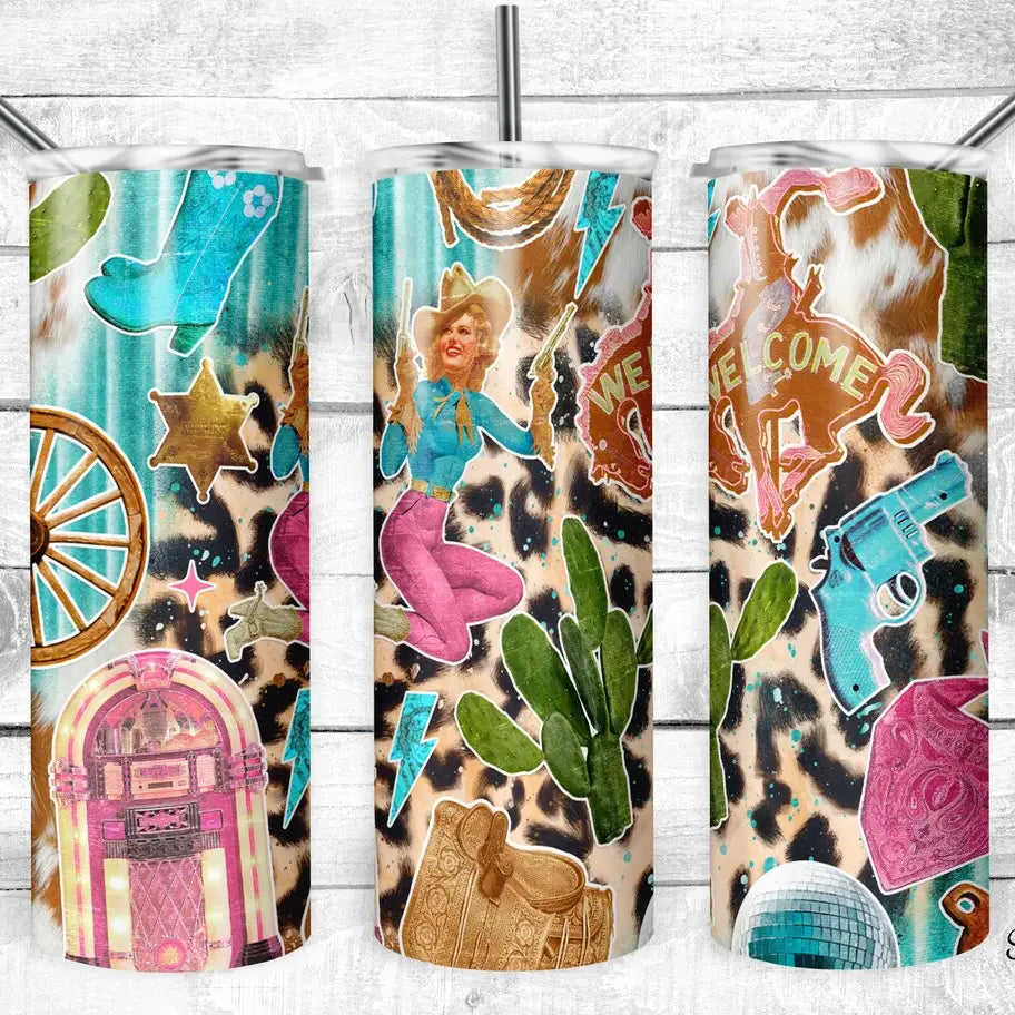 Disco Cowgirl Tumbler