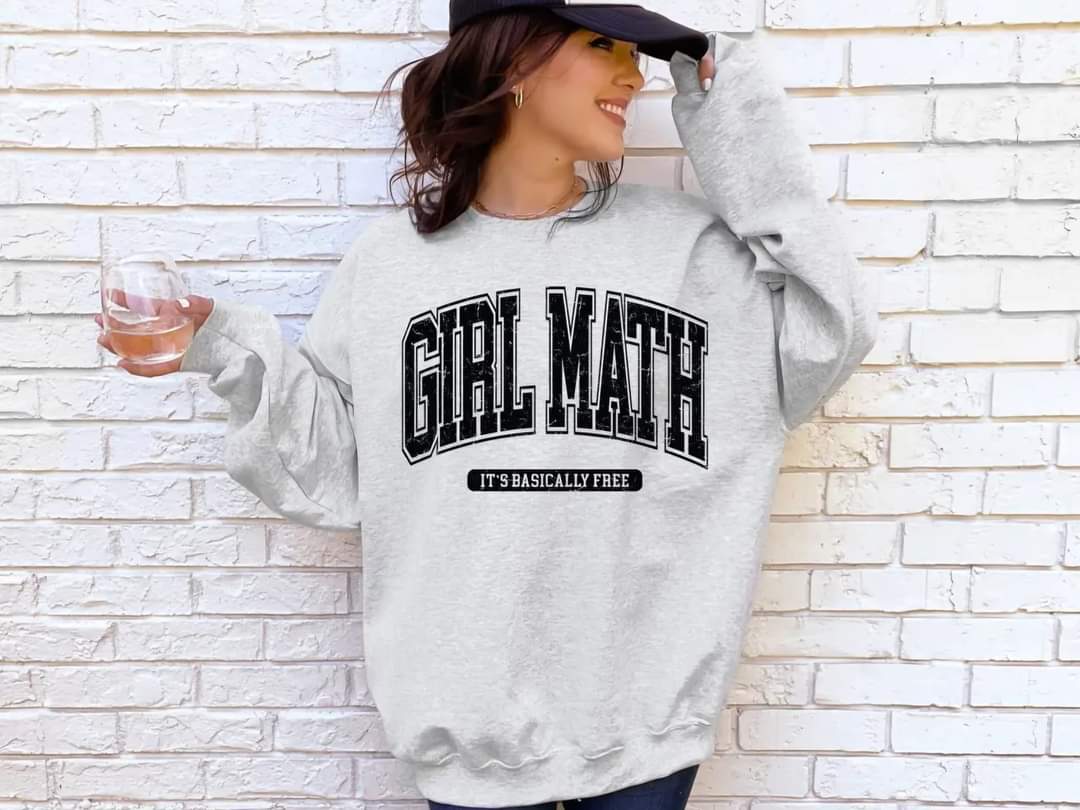 Girl Match Crew Neck Sweatshirt