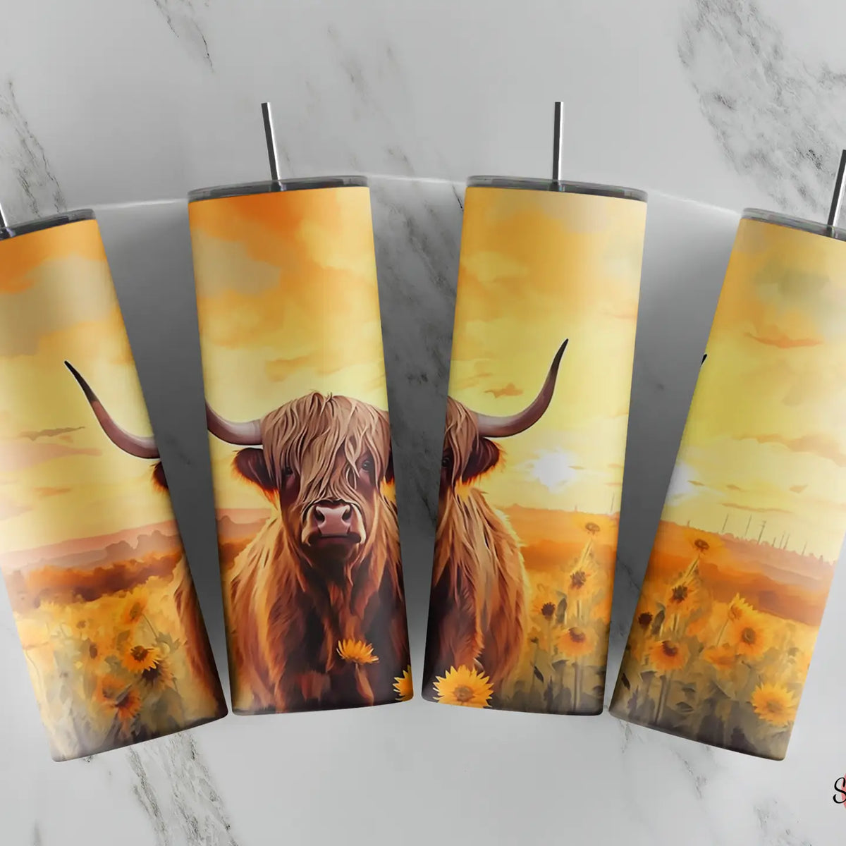 Highland Cow Tumbler